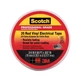 Scotch 10810-DL-2W Vinyl Electrical Tape, Professional-Grade, Red, .75 In. x 66