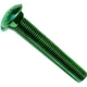 Hard-to-Find Fastener 014973367954 Grade 5 Carriage 5/8-11 x 4-1/2, Green 