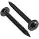 VGBUY 100Pcs #8 x 2 Inch Wood Screws Phillips Modified x 2 inch, Black 