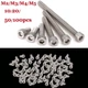 10/20/50PC M2 M3 M4 M5 M6 Stainless Steel Hex Bolt Socket Cap Screws Head DIN912