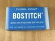 Opened Vintage Box of Bostitch Chisel Point Staples - approx. 3000 staples