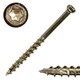 8 x 2" Star Drive Gold SaberDrive&reg; Trim Screws 5 lb. Tub (893 pcs.)