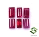 3.50x2 mm Natural Ruby Baguette Cut Lot 06 Pcs 0.97 CTS Burma Loose Gemstones