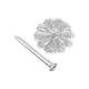*144 Pieces* UNITED STATES D-140B CLEAR MOBILE HOME PLASTIC ROSETTE BUTTONS