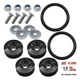 Car Bumper Quick Release Clips Fasteners Kit, Universal Trunk Fenders Black