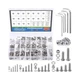 Glarks 925Pcs M2 M3 M4 M5 M6 Button Head Screws 304 Stainless S... USA FAST SHIP
