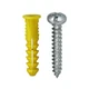 L.H. Dottie 2AK Anchor Kit 10 by 1-Inch Length Screw 122 Anchor Yellow