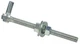 Gate Bolt Hook Zinc Steel 3/4 X 1