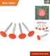 Indestructible Hi-Vis Orange Survey Markers - 4 Pack Heavy Duty Boundary Stakes