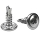 Jetovo 100 Pack 410 Stainless Steel Wafer Head Phillips Self 0.5 inches 