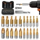 AV Steel 22 Pieces Damaged Screw Extractor Set, Easy Out Screw Extr... Fast Ship