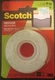 Scotch Indoor Double-Sided Mounting Tape : 1/2 in. x 75 in. (White)