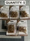5-pack lot 25/count National Hardware N260-131 Bearclaw Hanger Screw Brass 30LB