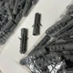 500 X Wall Plugs Heavy Duty Rimless Grey Nylon M8 x 40 - NEW Onestopdiy