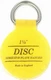Disc 14222 Plate Hanger 1 1/4 (30mm), Yellow Disc 14222 Plate Hanger 1 1/4 (30mm), Yellow