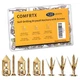 COMFRTX 3 Sizes Self Drilling Drywall Anchors with Screws Kit &ndash; 120PCS Heavy ...