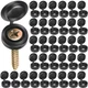 HNYYZL 150 PCS Screw Caps, Black Plastic Hinged Screw Covers, S Size, Fits #6...