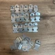 Lot Of 17 3/4" Stainless Steel Rigid Pipe Clamp Unistrut Channel Mixed Lot