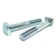 1/4"-20x1-1/2" Square Head Bolts Grade A307 Zinc Clear (Choose Qty)