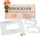 Rockler Bow Tie Inlay Kit w/Frame, Bit, & Bushing - Decorative Router clear 