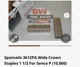 Spotnails 3612PG-10M 1" 16-Gauge Galv Wide Crown Staples 10000-Count 1-1/2" Leg