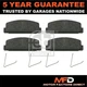 Fits Mazda 6 2002-2013 5 2005-2010 323 1989-2004 MFD Rear Brake Pads Set