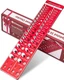 Clatoon Thread Checker, 42 Nut and Bolt Thread Checker, Thread Gauge Solid Bo...