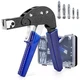 RZX Heavy Duty Wall Anchor Metal Setting Tool with 76pcsMolly Bolt Hollow Dri...