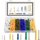 ZIPCCI 232Pcs Drywall Anchors and Screws Kit Includes 116Pcs Plastic Wall Anc...