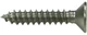 Deltana SCWB1010U26 SCWB1010 1" #10 Solid Brass Wood Screw, Chrome