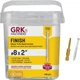 GRK #8 x 2 In. Star Drive White Steel Trim Screw (605-Count) 16828 GRK Fasteners