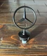 Star Hood Logo Emblem For Mercedes-Benz C-Class E-Class S-Class in Matt Black