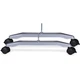 Lorell Mobile T-Foot, 2-2/5" x 17-4/5" x 1-1/2", Silver