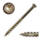 8 x 2" Star Drive Yellow Zinc SaberDrive&reg; Trim Screws