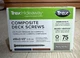 Trex Hideaway Composite Deck Screws #10x2-1/2" Epoxy-Coated 75 Ct