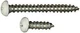 National Hardware White Steel Ornamental Shelf Bracket Screws (Pack of 5)