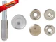 General Tools 1265 Snap Fastener Kit with 6 Fasteners Kit, Multicolor 
