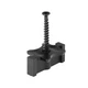 1000PCS Composite Deck Hidden Fasteners Black PP Clips w/Star-Drive Screws
