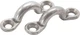 Shoreline Marine Pair Stainless Steel Eye Strap Snap Hook Cleat Hardware