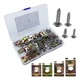 200PCS Car U‑Clips with Screw Assortment Kit, 6/8/10/12 Vehicle U Nuts and
