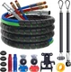 CheeMuii 15FT Semi Truck Air Line Kit with Gladhand Holder and Springs Kit Red &