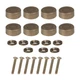 8PCS Decorative Caps Cover Nails Copper Mirror Screws Sign Holder Advertising...