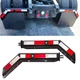 GaeaAuto Black Angled Spring Loaded Mud Flap Hanger Bracket Mudflap 