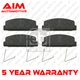 Brake Pads Set Rear Aim Fits Mazda 6 2002-2013 5 2005-2010 323 1989-2004