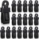 Outus 20 Pcs Tarp Clip Crocodile Mouth Multipurpose Secures 20 Pieces, Black 