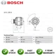 Alternator Bosch Fits Trafic Laguna Master Vivaro Movano Primastar V40