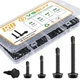 VGBUY 150Pcs Self Drilling Screws Assortment Kit, 410 Stainless Steel Self Tappi