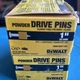 Dewalt Powder Drive Pins 1" long -2 boxes= 200 pins  #DDF3001150 FREE SHIPPING 