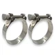 CHUN YUNG DA TT Heavy Duty Hose Clamps, 304 Stainless Steel TBolt Clamp, Adju...