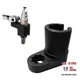 Offset Oxygen Sensor Socket, 3/8-Inch Drive by 7/8-Inch 22 mm O2 1/2, 1pcs